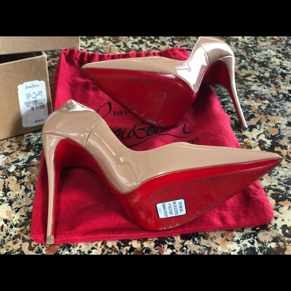 Christian Louboutin So Kate Nude Patent Leather - Picture 4 of 6